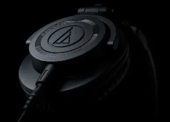 Audio-Technica ATH-M50x ENSO Edition sorte hovedtelefoner med japansk inspirerede detaljer