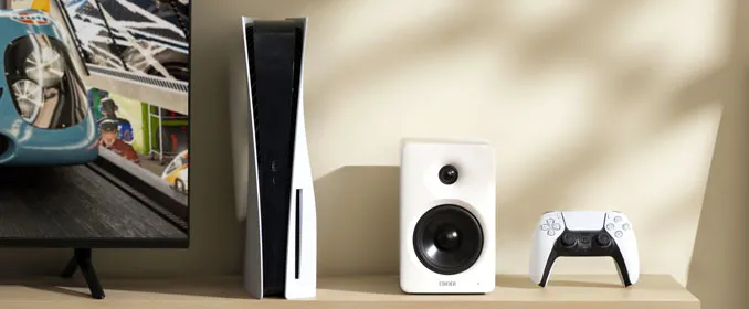 Edifier M90 aktive højttalere med HDMI eARC og fjernbetjening