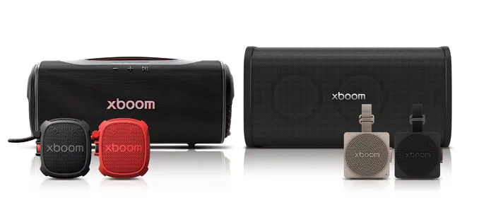 LG xboom by will.i.am-højttalere 2026 med AI og robust design
