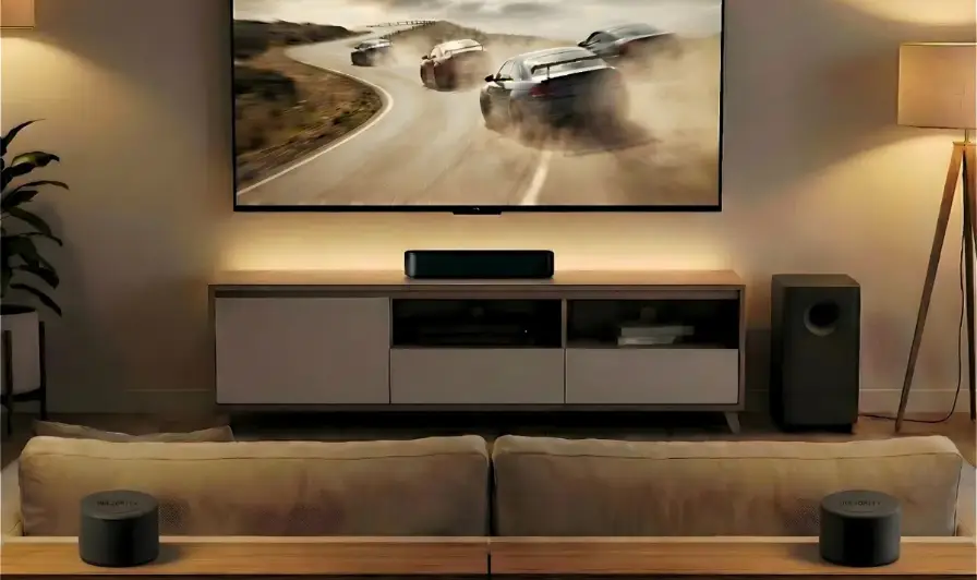Majority Bowfell Halo Atmos soundbar med trådløse baghøjttalere og subwoofer