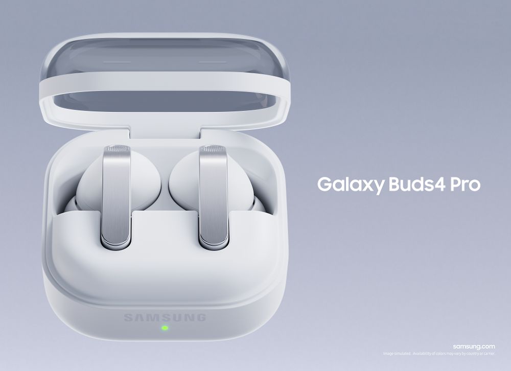 Samsung Galaxy Buds4 Pro og Galaxy Buds4 true wireless-høretelefoner