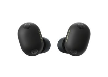 Sony WF-1000XM6 trådløse in-ear-høretelefoner vist i lækket produktbillede