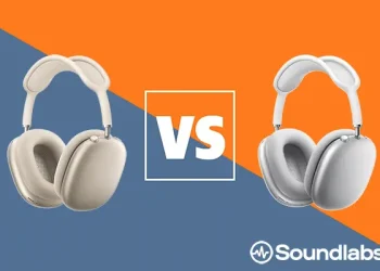 Sammenligning af Airpods Max 2 vs. Airpods Max, illustration