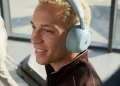 Soundcore Space 2 over-ear-hovedtelefoner i Linen White