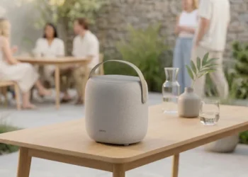 Jamo HYG Flex trådløs højttaler i gråt design