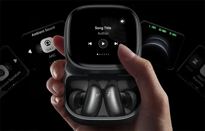 Soundcore Liberty 5 Pro Max true wireless-earbuds med smart opladningsetui