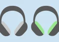 Grafik til Samsungs kommende trådløse over-ear-hovedtelefoner