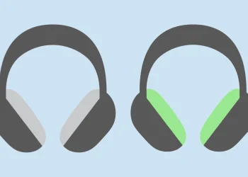 Grafik til Samsungs kommende trådløse over-ear-hovedtelefoner