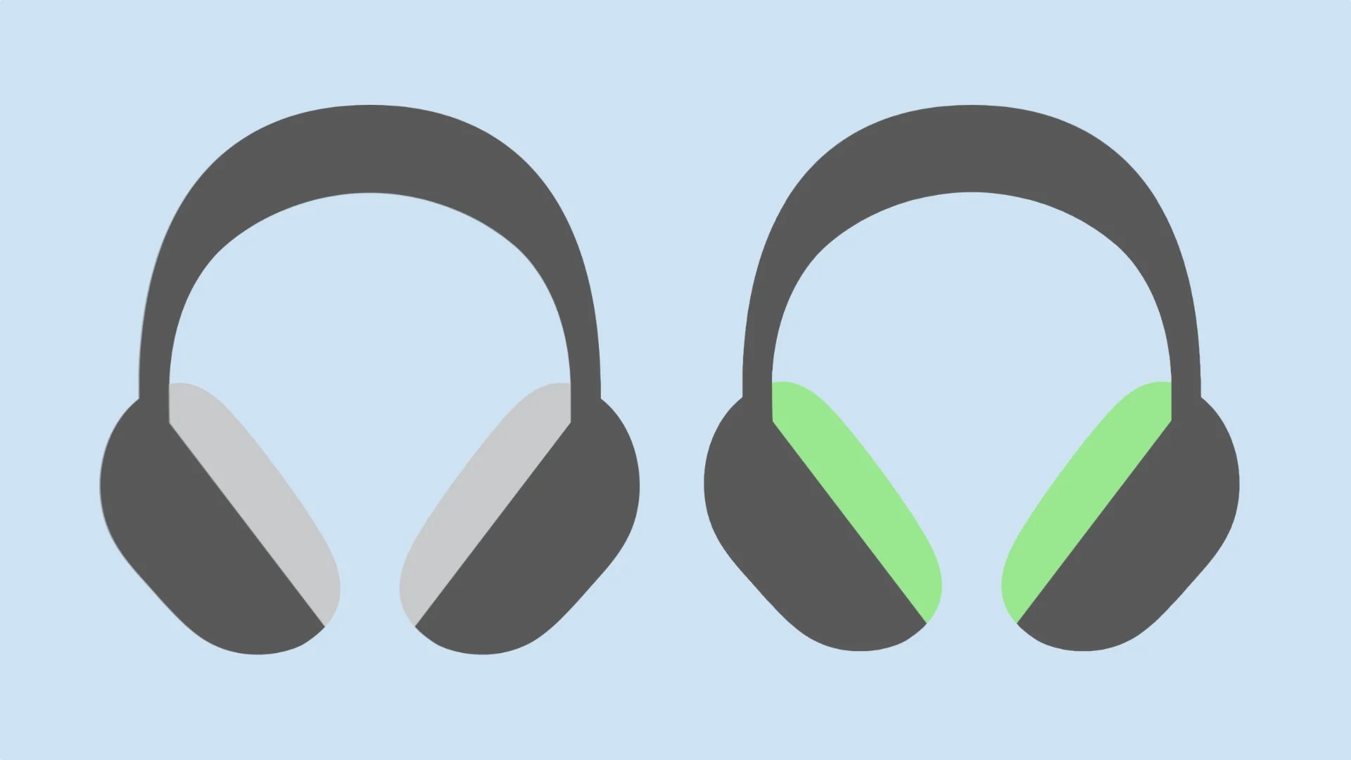 Grafik til Samsungs kommende trådløse over-ear-hovedtelefoner
