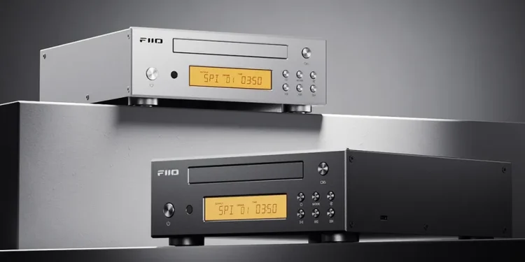 FiiO DP11 CD-afspiller i sort og sølv