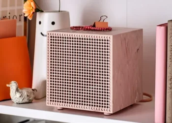 IKEA Badkruka Bluetooth-højttaler i pink