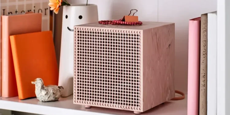 IKEA Badkruka Bluetooth-højttaler i pink