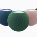 Apple HomePod mini 2 i farverne hvid, blå, grøn, pink og midnight