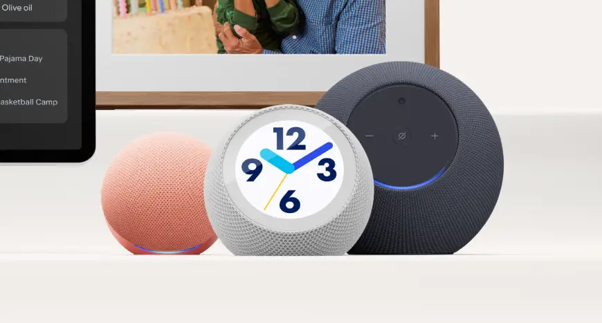 Amazon Echo Dot, Echo Time og Echo Studio fra den nye Alexa-serie